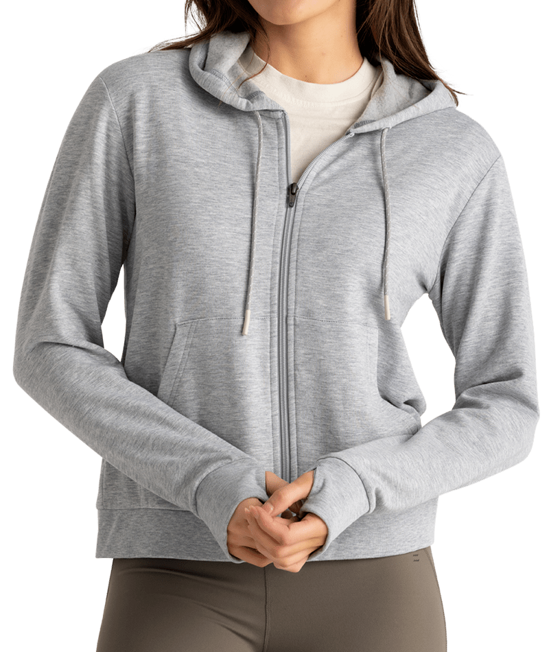 Women's Bamboo Lwomen's Fleece Zip Hoodie