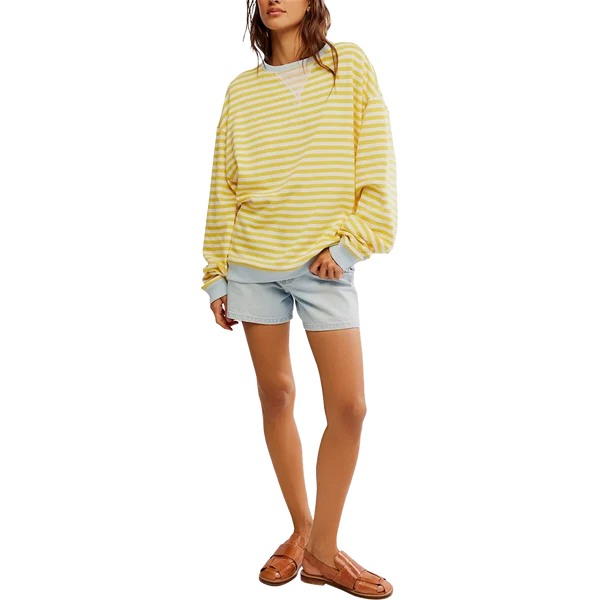 Women's Classic Striped Crew