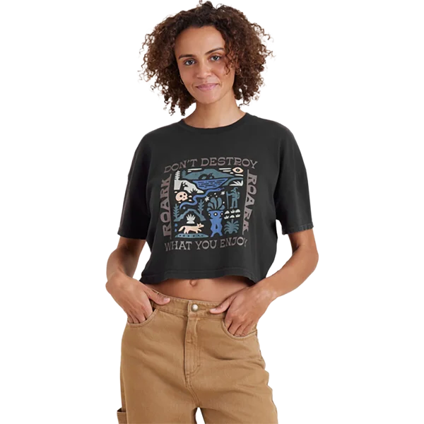 Women's Enjoy Andes Cropped Boxy Tee