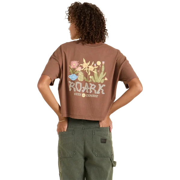 Women's Garden Seek Boxy Crop