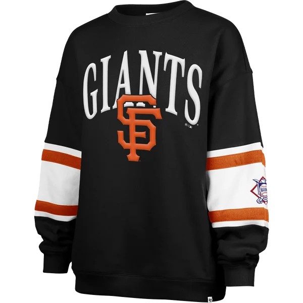 Women's Giants Steadfast Sleeve Paneled Crew