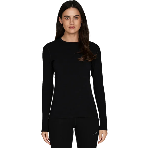 Women's Heavyweight Grid Fleece Crew
