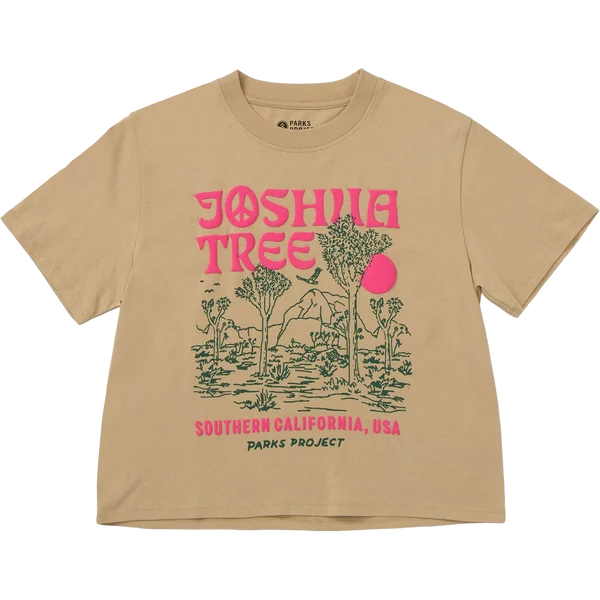 Women's Joshua Tree Puff Print Boxy Tee