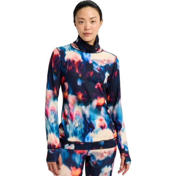 Women's Midweight Base Layer Long Neck Shirt