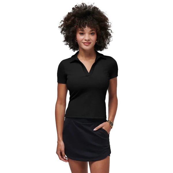 Women's Moveknit V-Neck Short Sleeve Polo