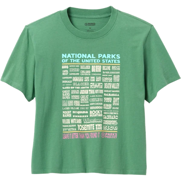 Women's National Parks Lineup Boxy Tee