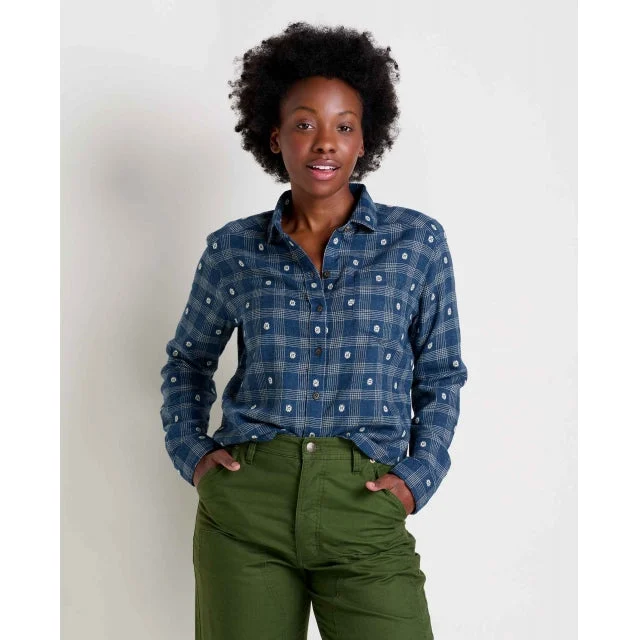 Women's Re-form Flannel Boxy Long Sleeve Shirt