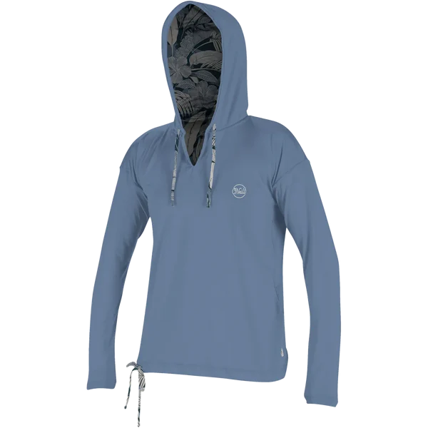 Women's Side Print Long Sleeve Hoodie