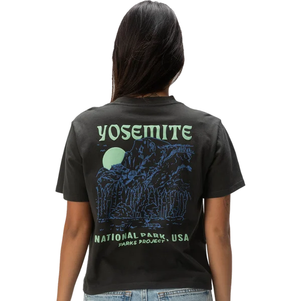 Women's Yosemite Puff Print Short Sleeve Boxy Tee