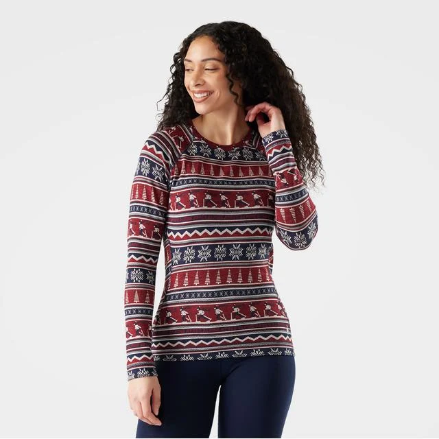 Womens Classic Thermal Merino Base Layer Crew Top