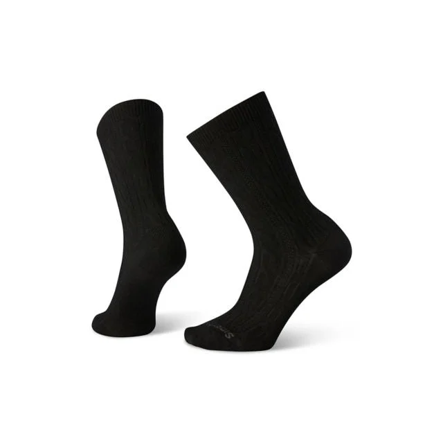 Womens Everyday Cable Crew Socks