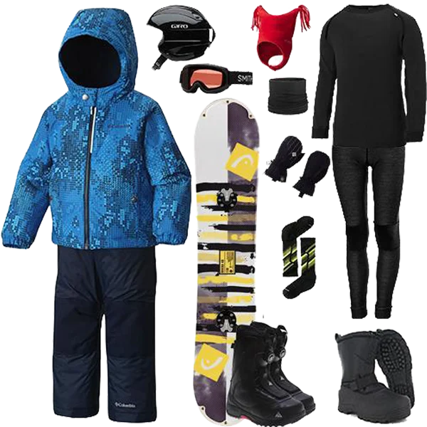 The Works Package - Toddler's Snowboard