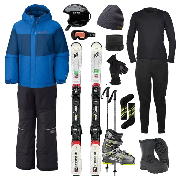 The Works Package w/ Bibs - Boy's Ski