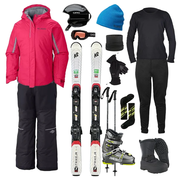 The Works Package w/ Bibs - Girl's Ski