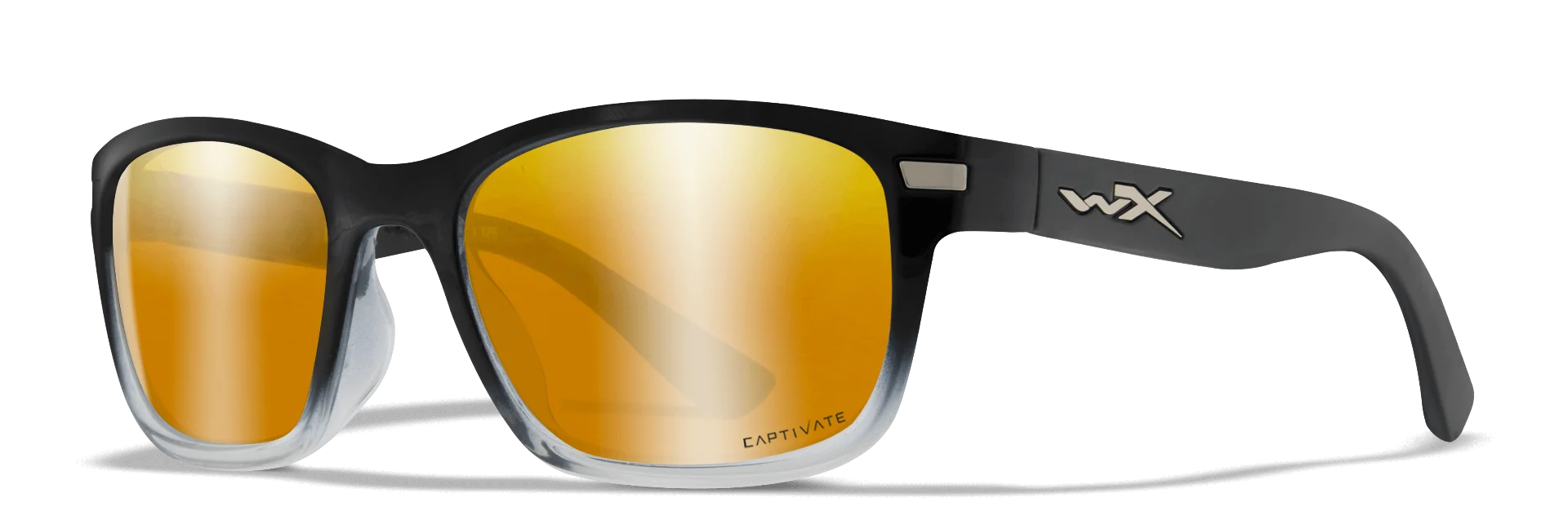 WX Helix - Gloss Black to Crystal - Captivate Polarized Bronze Mirror