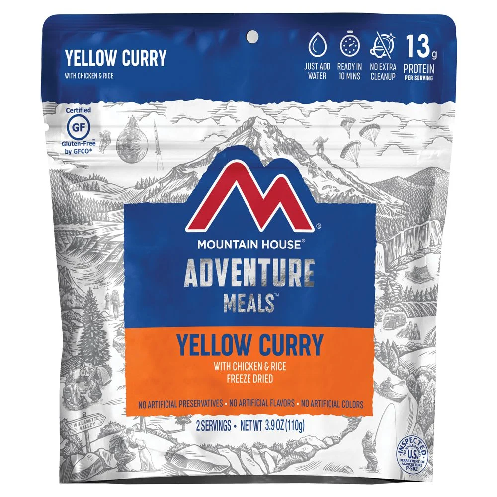 YELLOW CURRY W CHICKEN AND RICE CLEAN LABEL