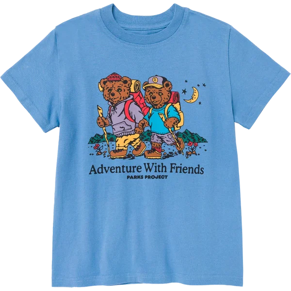 Youth Adventure With Friends Bear Tee