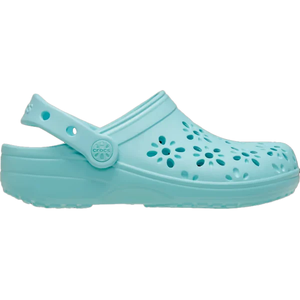 Youth Classic Floral Cut Out Clog