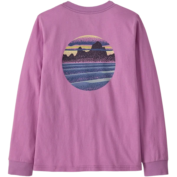Youth Long Sleeve Skyline Stencil T-Shirt