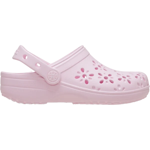 Youth Toddler Classic Floral Cut Out Clog