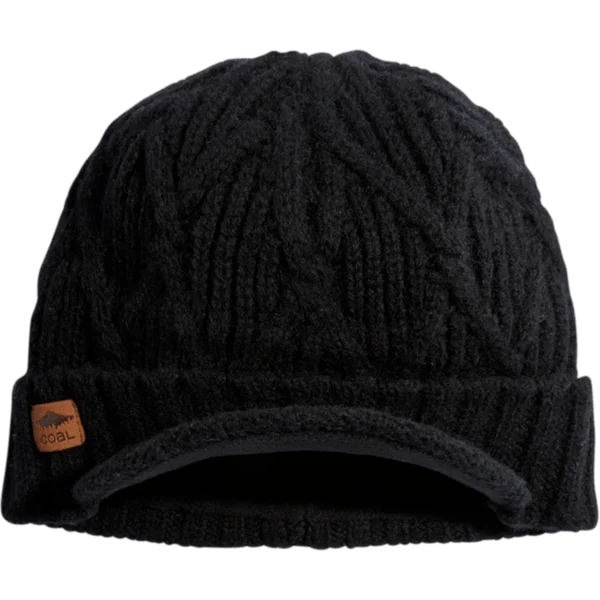 The Yukon Cable Knit Wool Brim Beanie